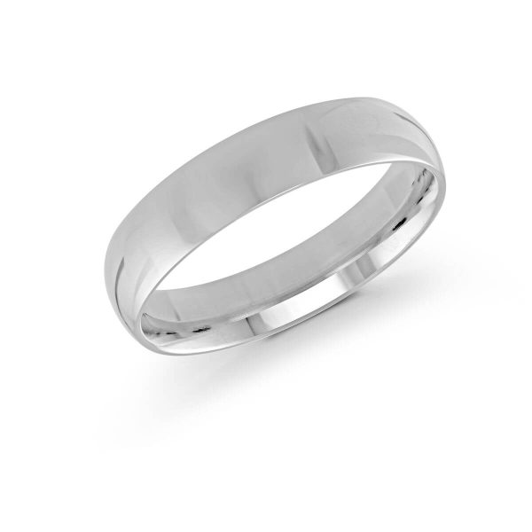 Malo 5mm Men's Wedding Band in 10K White Gold J-217-05WG