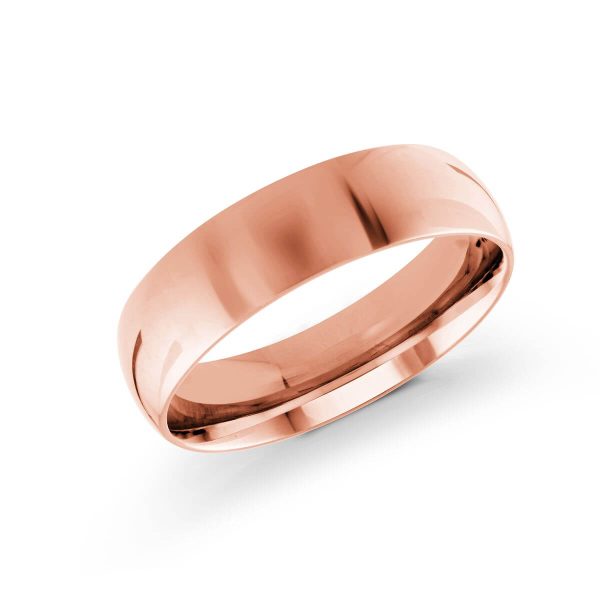 Malo 6mm Women's Wedding Band in 10K Pink Gold J-217-06PL