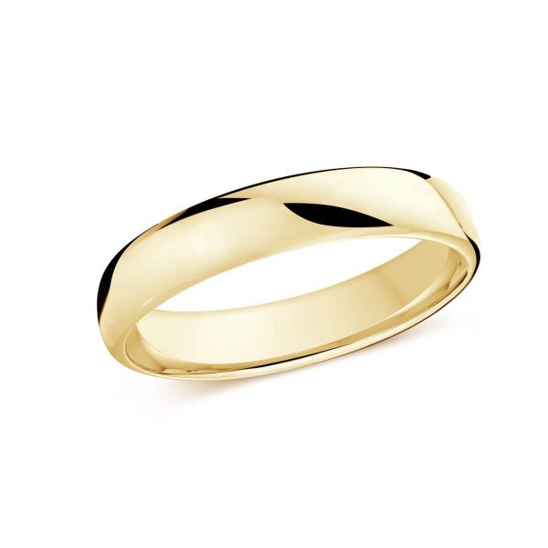 Malo 4mm Men's Wedding Band in 10K Yellow Gold J-308-04YG