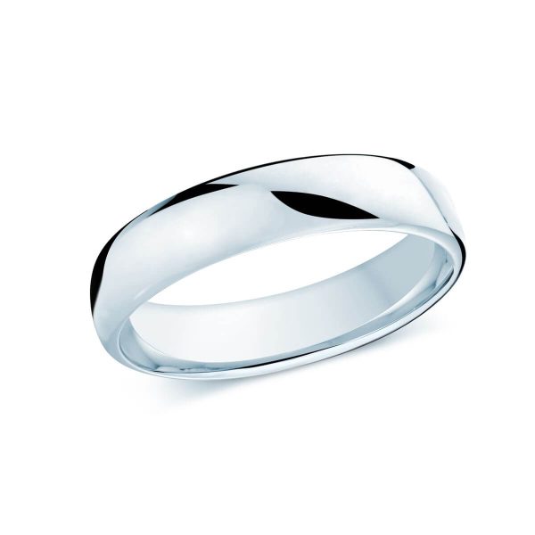 Malo 5mm Women's Wedding Band in 10K White Gold J-308-05WL