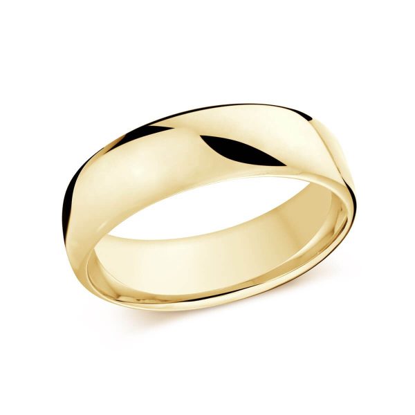 Malo 7mm Men's Wedding Band in 10K Yellow Gold J-308-07YG